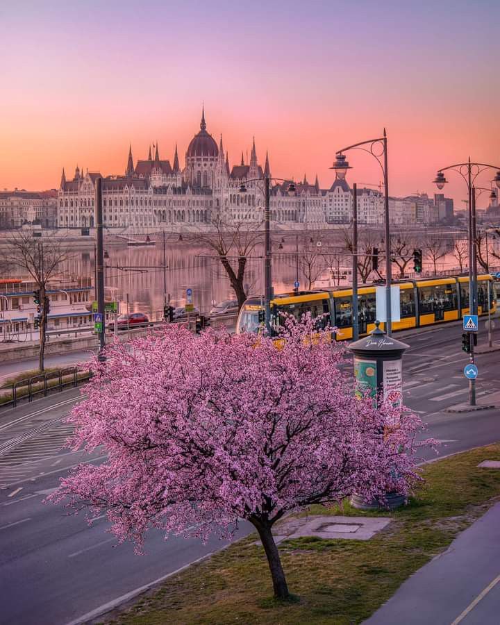 Hungary and Budapest spring